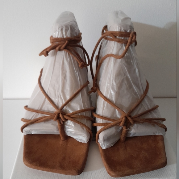 Veronica Beard Foley Lace Up Sandal - Picture 2 of 3